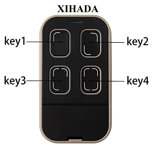 XIHADA Garage Door Remote Garage Remote Universal Garage Door Remote Homelink Remote Gate Opener Remote Programmable Learning 4-Buttons Multi Frequency 280MHZ-868MHZ 2019 Upgraded New Version !!!