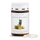 Sanct Bernhard Enzym-Kapseln mit Ananas-, Papaya-Fruchtpulver & Vitamin C 90 Kapseln