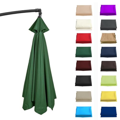 Auvent de rechange pour parasol de jardin housse imperméable UV50+ haute protection solaire