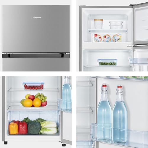 Hisense - MTM55205SE - Réfrigérateur Autoportant Double Porte Modèle 2022, 206 L, Argent, 143.4 x 54.2 x 55 cm – Image 4
