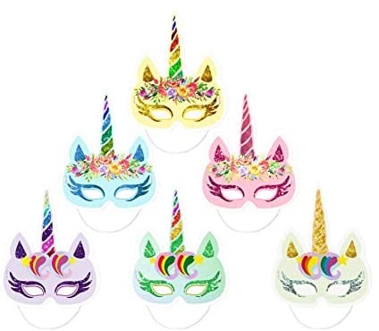 SV Traders Multi Color Unicorn Paper Glitter Printed Mask Pack of 20 for Unicorn Theme Birthday Party/Party/Kids Party/Birthday Party (B09RBFB6Y6) Amazon Price History, Amazon Price Tracker
