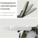 Chaises hautes pliables pour bébé et tout-petit, Chaise haute portable réglable pour bébé, Chaises longues amovibles pour bébé