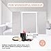Beautyworks Compact Makeup Mirror, Stainless Steel with White Finish, 6.9