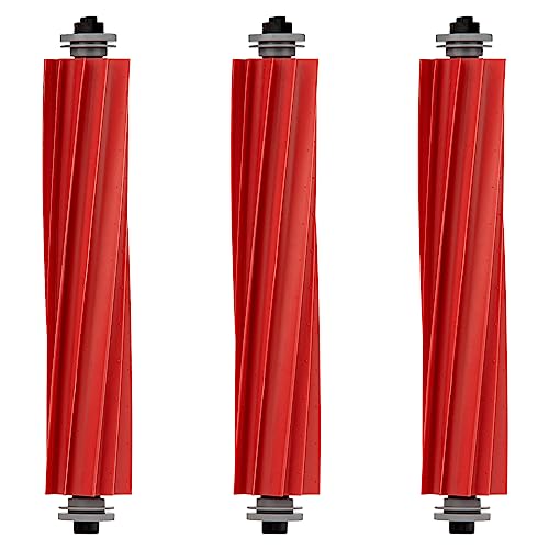 Image of (3 Pack) QV 35A Roller Brushes for Roborock QV 35A, QV 35S, S7 Series, S7 MaxV Ultra /Plus, Q7+, Q7 Max+ /Max, Q Revo, Q revo MaxV /Pro, Qrevo S, Qrevo Plus Robot Vacuum Main Brush Rollers