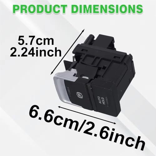 Interruptor de freno de mano electrónico para reparar fallo de botón Golf 2