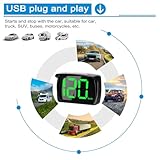 CYTGOUPER Car HUD Speedometer with Real-Time Speed Display, USB Plug & Play Digital Speedometer for Car Truck SUV Bus Motorcycle, Dual Mode GPS Speedometers with Large Font - Image 4