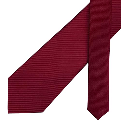 Image of GUSLESON Classic New 3.15 inch(8cm) Men's Solid Color Necktie Wedding Business Tie + Gift Box