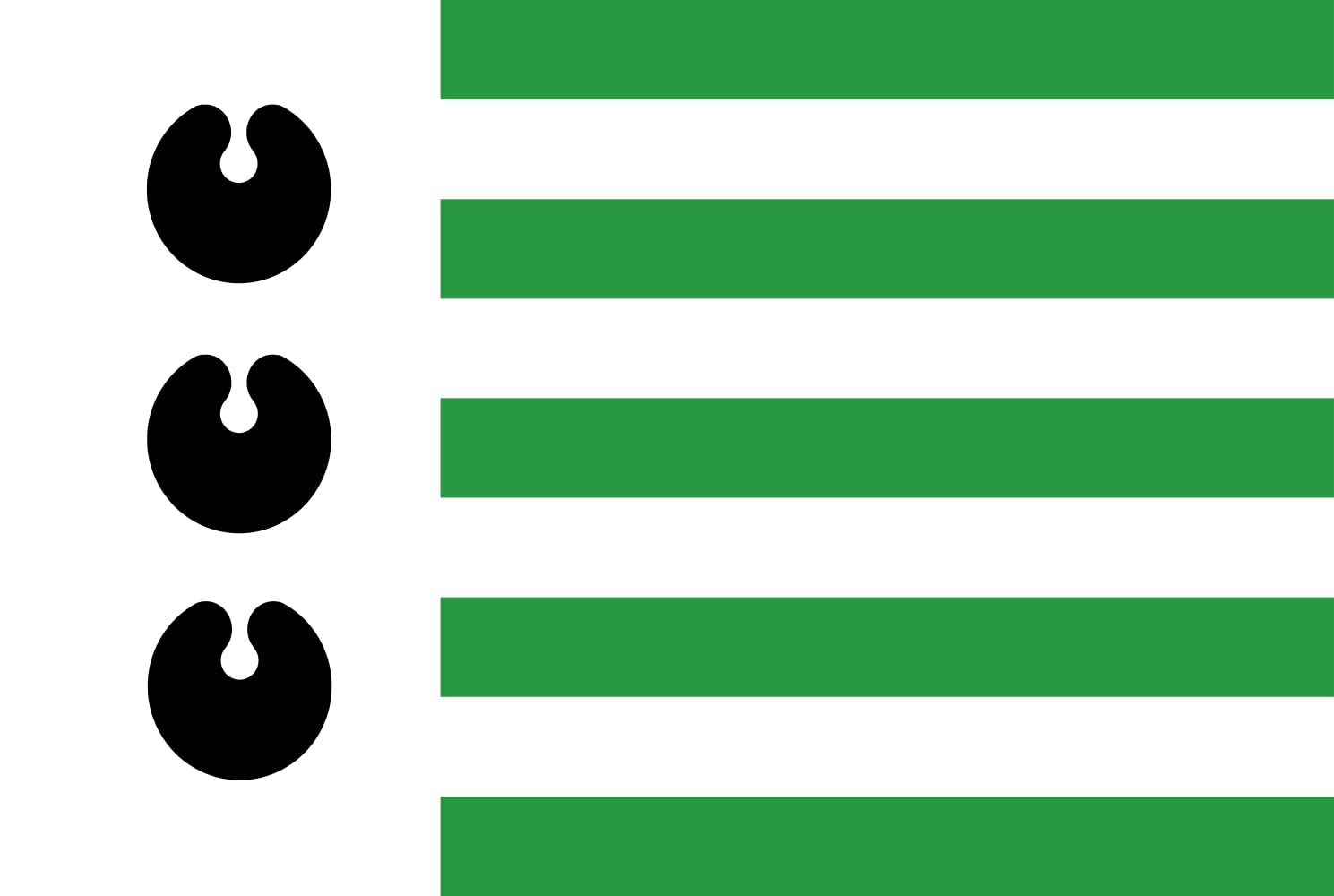 Drapeau Bloemendaal vlag 2019 résistant aux déchirures pour mât haut