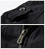 EKLENTSON Men's Fleece Lined Jackets Military Coats Windbreakers Warm Cargo Jacket with Multi Pockets Black #3
