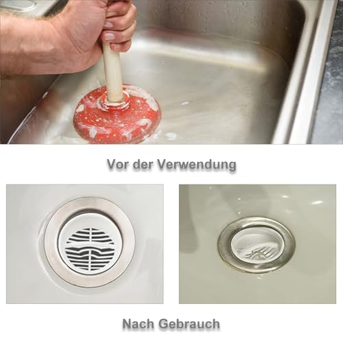 Miniatura 7 de 2 Piezas Filtro De Pelo Y Tubo De Inmersión Para Desagüe De Ducha, Compatible Con Desagüe, Diámetro 7 Cm Desagüe De Ducha, Adecuado Para Recoger Los Pelos Sueltos De Los Desagües De Baños Y Cocinas