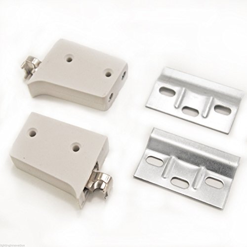 Image of 2 X Kitchen Cabinet Universal Wall Hanging Bracket and Wall Plate Pack of 2 to 40