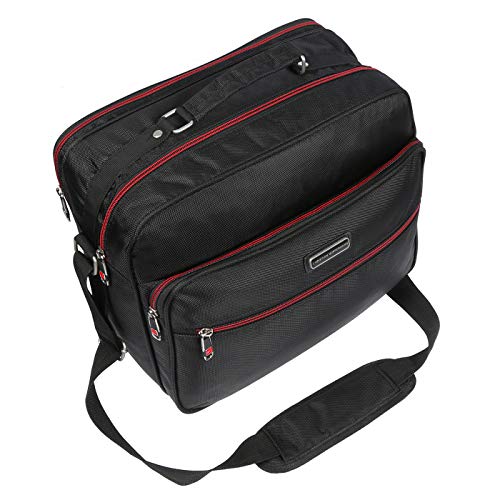 Christian Wippermann Stappy schoudertas werktas herentas zwart liggend formaat, zwart - Image 8