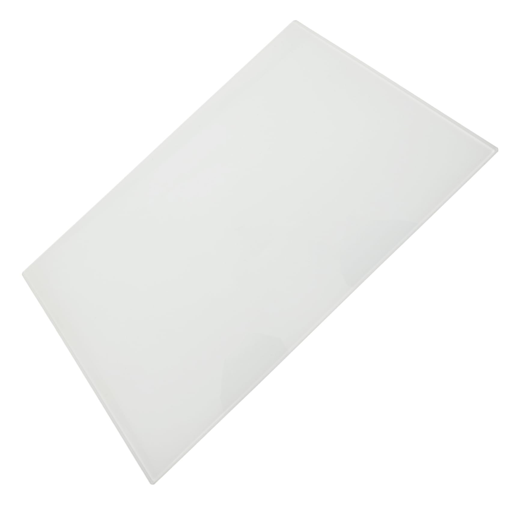Planche à Découper en Verre Trempé Rectangulaire Cuisine | Surface Imprimée, Format Compact pour Petites Découpes, Pose sur Plan de Travail