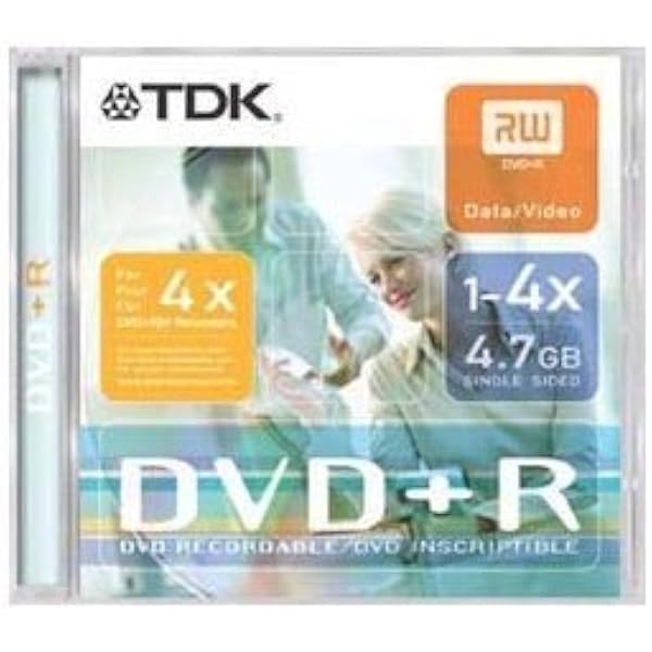 TDK - 1 x DVD+R 4,7 GB 8x - etui na klejnot - nośniki pamięci