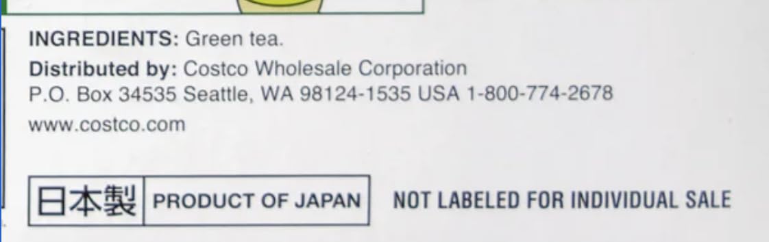 Kirkland Signature Green Tea Bags, 1.5 g, 100-count. Item 979855. Bundle with MORALZA Silicone Collapsible Cup 200ml - 2 Items.