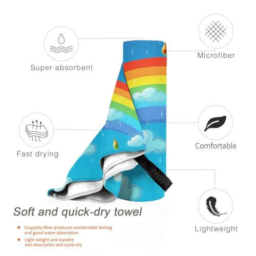 Serviette de plage en microfibre douce et compacte de qualité supérieure