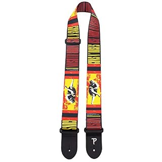 Perri’s Leathers Ltd. – Sangle de Guitare – Polyester – Guns N Roses – Ajustable – Pour Guitares Acoustiques / Basses… - Les Beatles, Paul McCartney, John Lennon, RIngo Starr, George Harrison Perri's Leathers Ltd. - Sangle de Guitare - Polyester - Guns N Roses - Ajustable - Pour Guitares Acoustiques / Basses… – Image 7