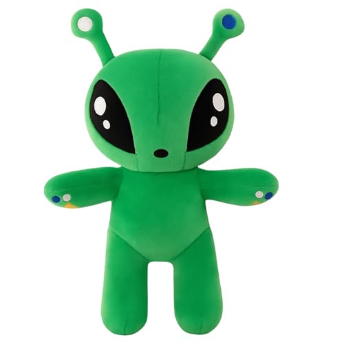 Alien Plush, Green Alien Plush Toy, Soft Cuddly Toy for Kids, Collectible Plushie for Aliens Fans, Large Green Plush for Bedtime （14 years and above）