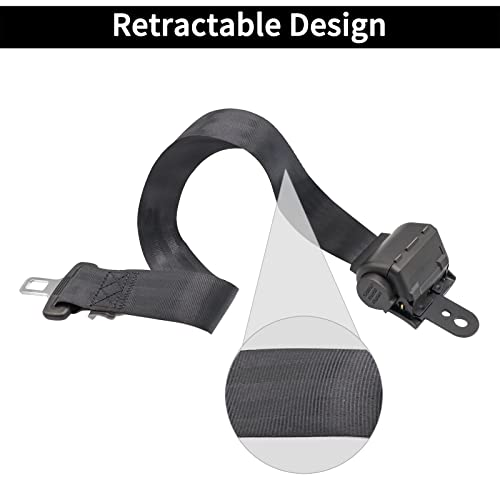 Golf Cart Seat Belts, 40 Retractable Universal Seat