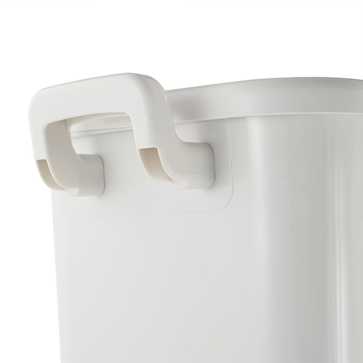 KITCHEN MOVE Poubelle de Tri Sélectif pour Recyclage 45L VALORIS à Pédale avec Roulettes et Poignée - Double Compartiment 30L + 15L