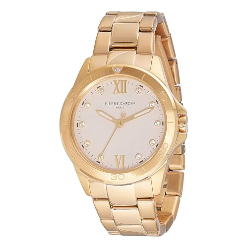 Montre analogique à quartz pour femme Pierre Cardin CF.1009.MG bracelet acier inoxydable chic