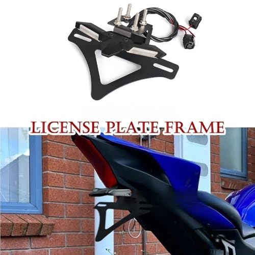 Clignotant arrière moto et support de plaque LED pour YZF R6 2015-2025 - 2