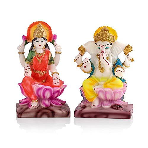 Laxmi Ganesh idole de Dieu Deco Alankaram, cadeau spirituel de Diwali