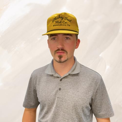 Image of WHISKEY BENT HAT CO. The Frio Snapback Rope Hat - Vintage Baseball Cap, Adjustable Outdoor and Trucker Cap, One Size Fits All