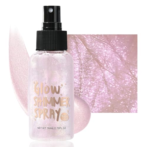 Glow Body Glitter Impermeabile Brillantini Brillantini Glitter Spray Per Viso Capelli E Corpo, Nebbia Ultra Fine Copertura Uniforme, Festival Brillante Trucco Brillante
