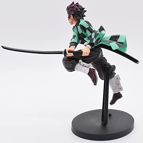 IFHDO Demon Slayer Figuren, Demon Slayer Figur Modell Anime Actionfiguren Demon Slayer Anime Sammlung Modell Spielzeug Statue Dekoration Zubehör Figur Kuchen Dekoration(18cm)