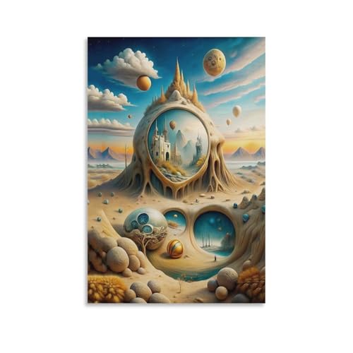 �T���o�h�[���E�_�� �|�X�^�[ (24) �p�l�� ���_���������� �ǂ̊G �C���e���A �z�[���A�[�g���[�N08x12inch(20x30cm)