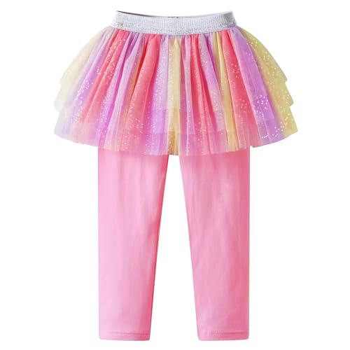 Legging tutu extensible fille avec jupe intégrée 3-10 ans pour fête