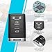 Car Key Fob Keyless Entry Remote 315MHz OUC6000066 / OUC6000223 for Cadillac CTS 2008-2013 for Cadillac DTS 2008-2011 | 5 Buttons with Door Key