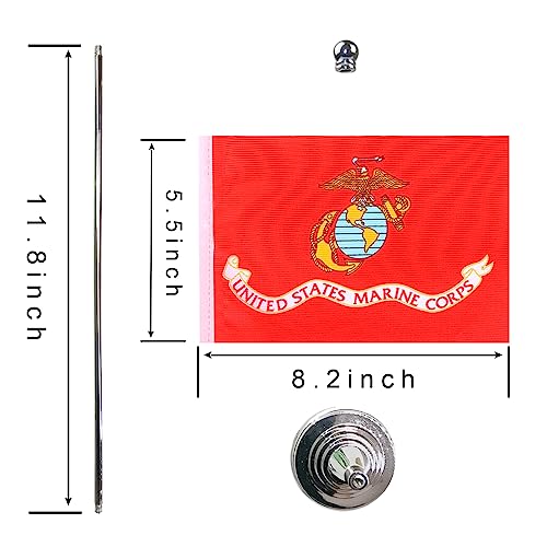 GentleGirl-US-Army-Marine-Corps-Table-Flag-Stick-Small-Mini-United-States-Military-Polyester-Flag-Office-Table-Flag-on-Stand-Basefor-Army-Party-Events-Celebration-Decorations-Supplies
