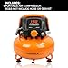 FORNAX Pancake Air Compressor with two couplers, 6 Gallon Portable Electric air compressor, 150 PSI, Oil -Free Air Compressor