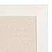 DesignOvation Beatrice Framed Linen Fabric Pinboard, 18x27, White