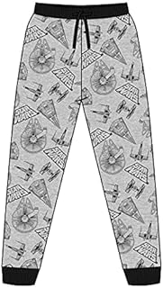 Star Wars Mens Craft Cuffed Lounge Pants Pyjama Bottoms Size S Grey