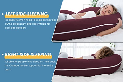 Insen Pregnancy Pillow, Cooling Pregnancy Pillow For Sleeping, Full Body Pillow For Pregnant Women With Cooling Pillow Cover, #TOP3