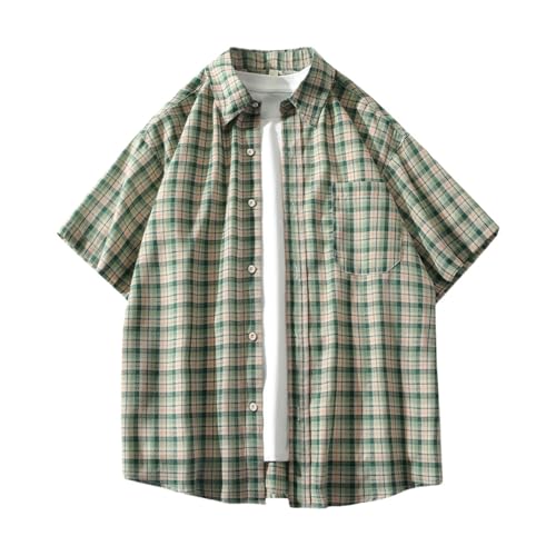 Chemise d'été homme à manches courtes au style décontracté