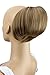 PRETTYSHOP BUN Up Do Hair Piece Hair Ribbon Ponytail Extensions Draw String Messy brown blond mix HD11