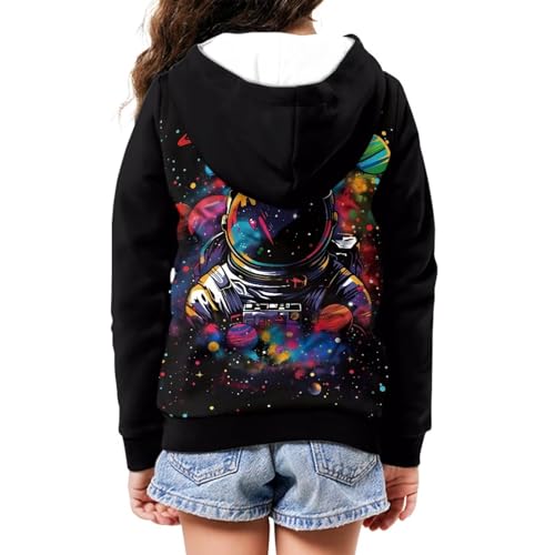 Image of Biyejit Kids Novelty 3D Graphic Printed Hooded Sweatshirt
