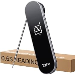 Typhur InstaProbe Core 0.5 Sec Instant Read Meat Thermometer Digital with Readable Display in Sunlight for Cooking, IP67 Waterproof for Grill, BBQ, Cooking, Smoker, Fathers Day Gift