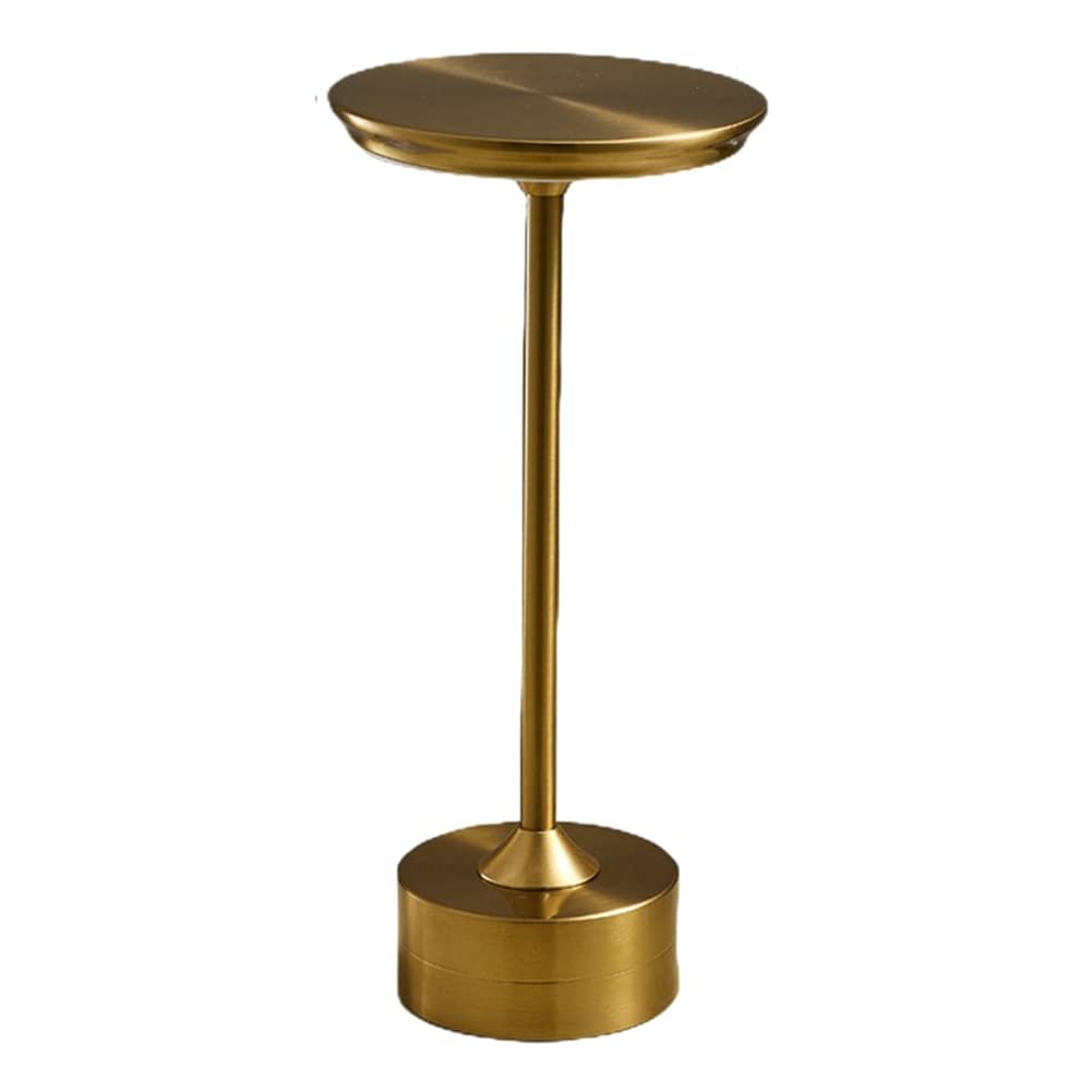 Lampe de bureau rétro dorée pour table de chevet et salon cosy