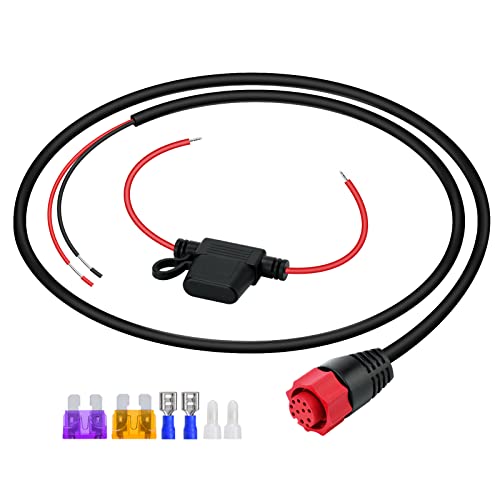 Power Cable Replacement For Boating Equipment, 4 Ft Cable Length, Compatible With Hds/Mark/Elite/Hook #TOP8