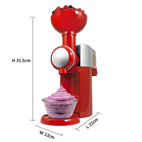 GYAM Eismaschinen Frozen Fruit Machine Home Vollautomatische Mini DIY Slush Dessertmaschine Haushalts-Eismaschine für… – Bild 3