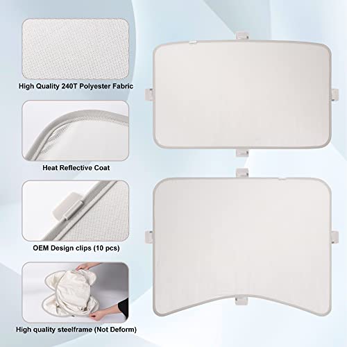 1. Tesla Model 3 Roof Sunshade
2. Tesla Glass Roof Cover
3. Nano Ice Silk Blocking Fabric
4. Tesla Model 3 Roof Sunshade
5. Tesla Model 3 Interior Accessories 2021-2023 (White)
