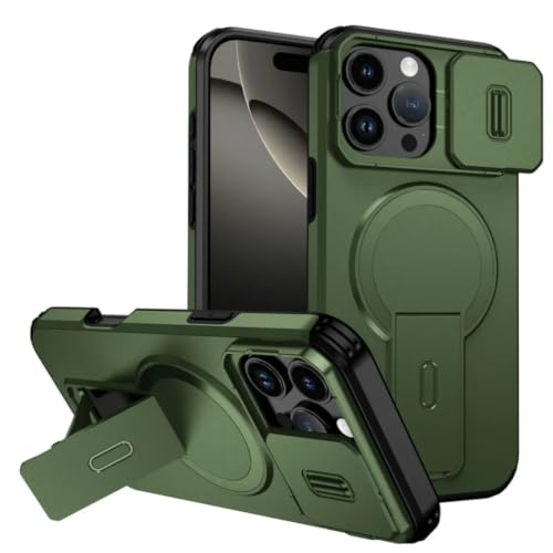 Coque magnétique iPhone 11 verte idéale pour visionner vos vidéos en mains libres