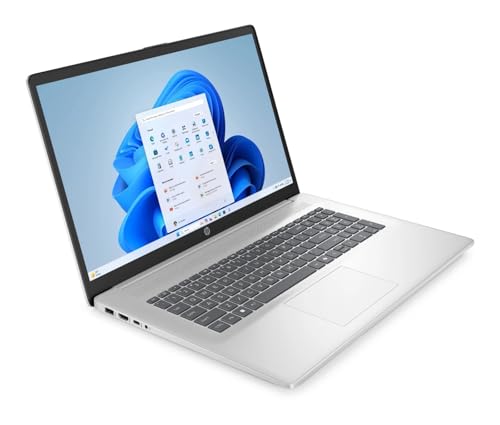 Image of HP 17 inch laptops, AMD Ryzen 5 7430U(Beats i7-1255U), 64GB RAM 2TB SSD, Windows 11 Pro, 17.3 inch FHD IPS 300Nits Display, Copilot AI, HDMI, Wi-Fi 6 & Bluetooth 5.4, Accessory kit