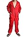 Angelaicos Unisex Red Jumpsuits Mask Halloween Party Costume Full Set (M)
