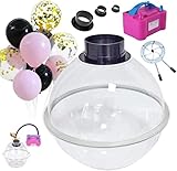 YAZGAN Máquina de Relleno de Globos Expansor de Globos Herramienta de llenado de Globos con Bomba de Globos y alicates de abocardado Utilizado para Regalos de Globos Muñecas de Osos Decoración